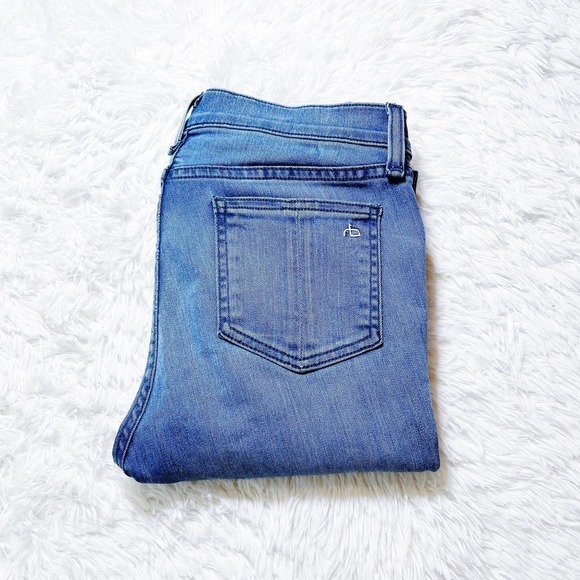 Rag & Bone High Rise Legging Denim Jeans SZ25 - Picture 8 of 8